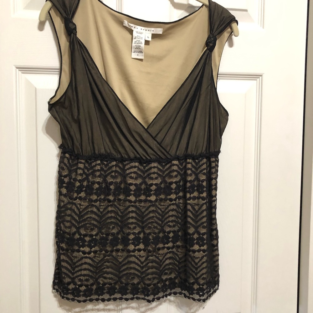 Max Studio Lace Top